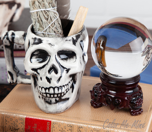 Walnut Creek Antiqued Skull Mug