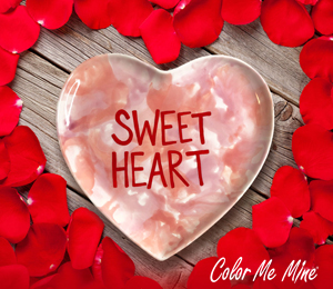 Walnut Creek Candy Heart Plate