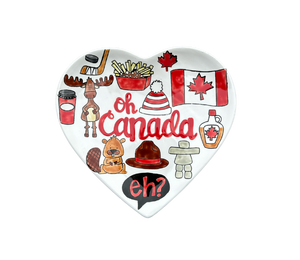 Walnut Creek Canada Heart Plate