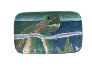 Walnut Creek Swimming Turtle Plate