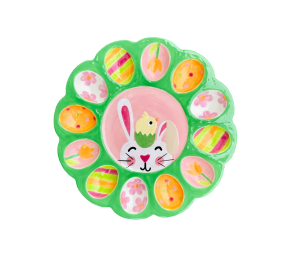 Walnut Creek Easter Sherbet Egg Plate